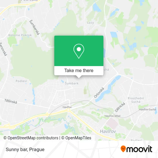 Карта Sunny bar