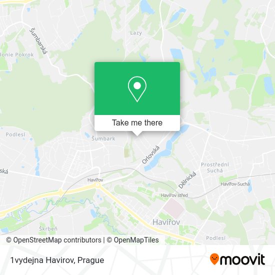 Карта 1vydejna Havirov