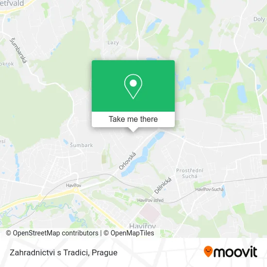 Карта Zahradnictvi s Tradici