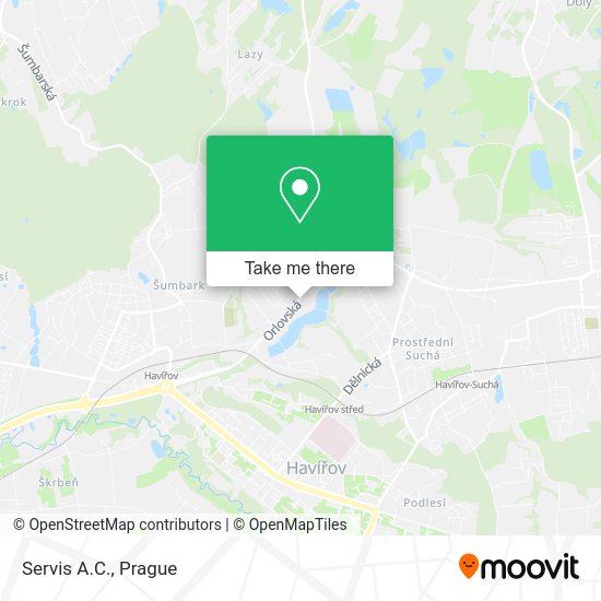 Карта Servis A.C.