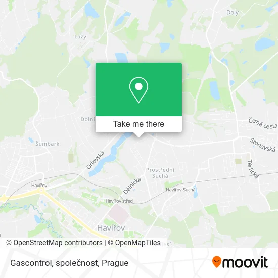 Карта Gascontrol, společnost