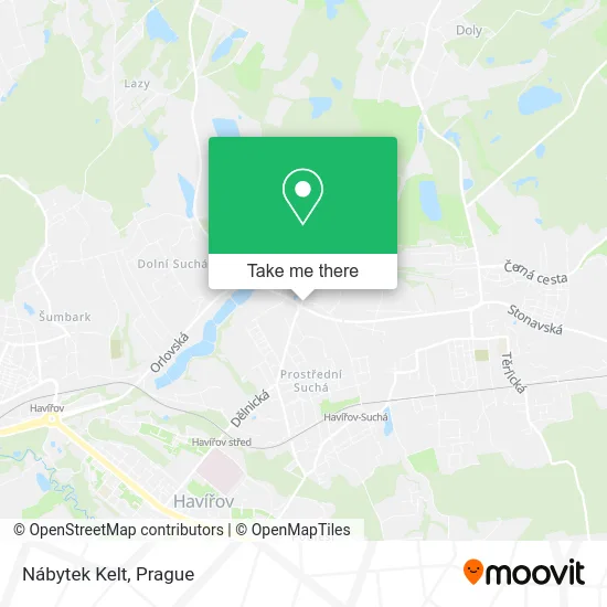 Карта Nábytek Kelt