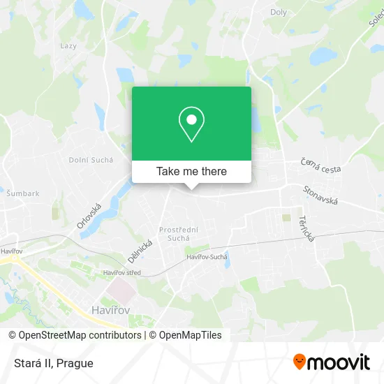 Карта Stará II