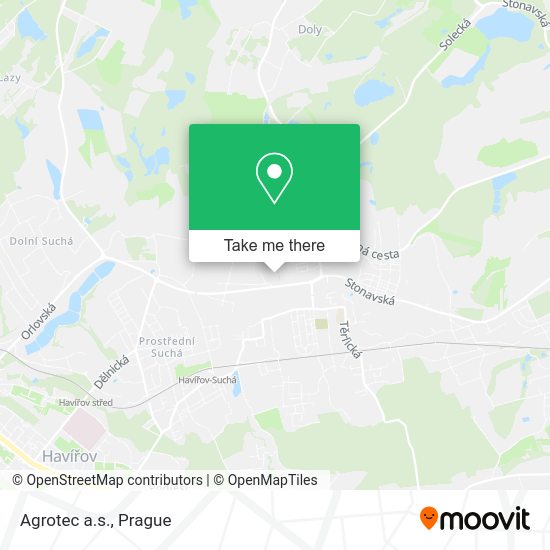 Карта Agrotec a.s.