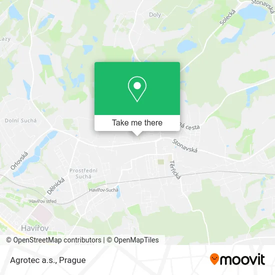 Карта Agrotec a.s.