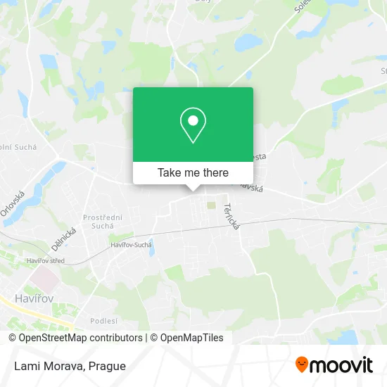 Карта Lami Morava