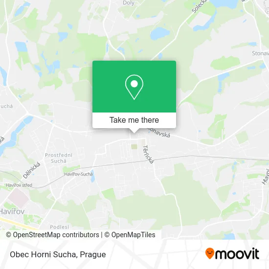 Карта Obec Horni Sucha