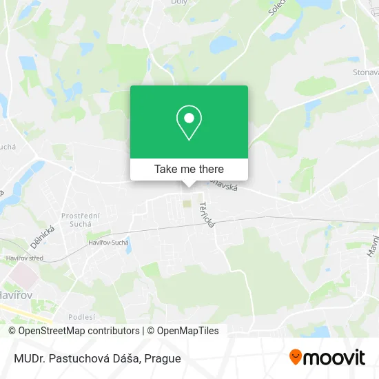 Карта MUDr. Pastuchová Dáša