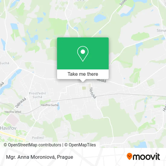 Карта Mgr. Anna Moroniová