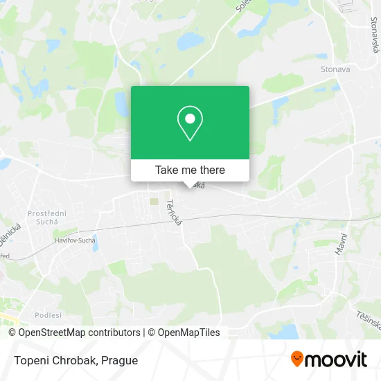 Карта Topeni Chrobak