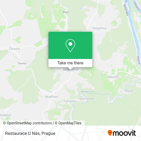 Карта Restaurace U Nás