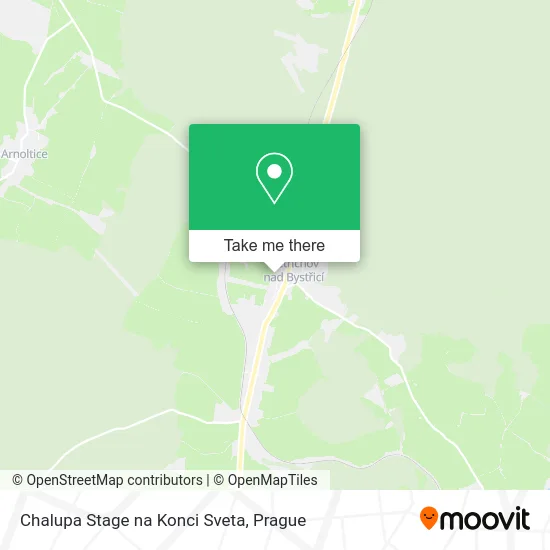 Chalupa Stage na Konci Sveta map