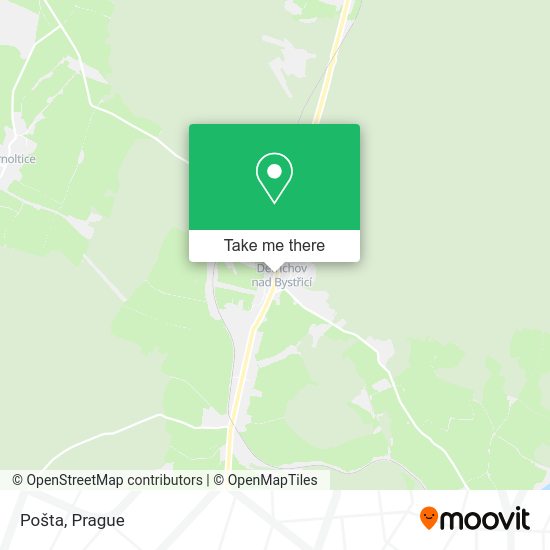 Карта Pošta