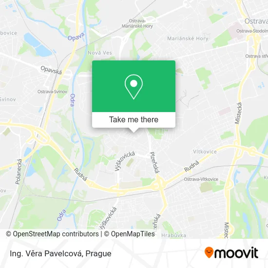 Ing. Věra Pavelcová map