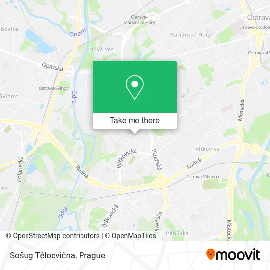 Карта Sošug Tělocvična