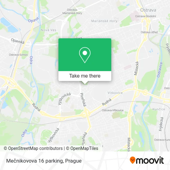 Карта Mečnikovova 16 parking