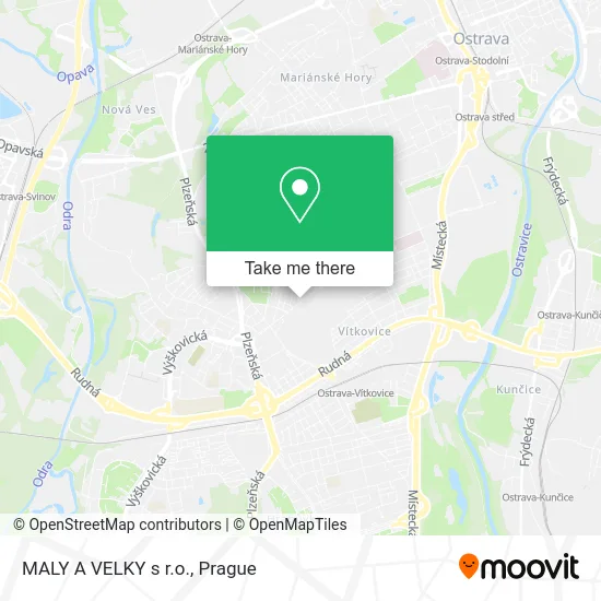 Карта MALY A VELKY s r.o.