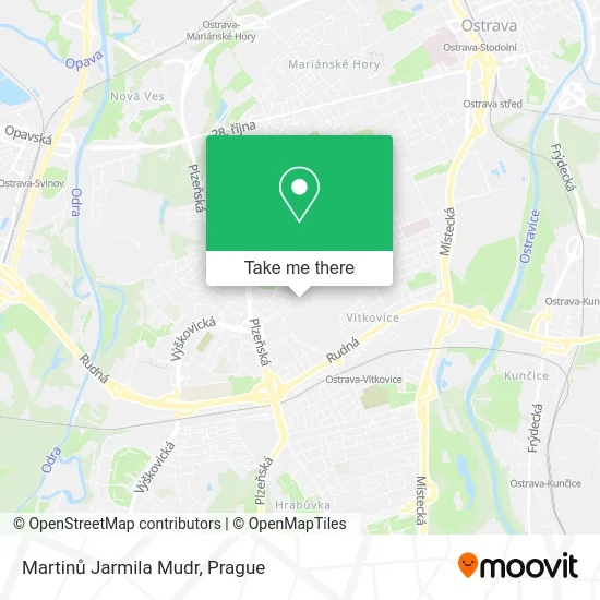 Карта Martinů Jarmila Mudr