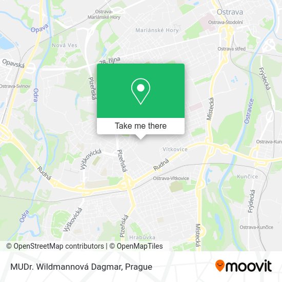 Карта MUDr. Wildmannová Dagmar