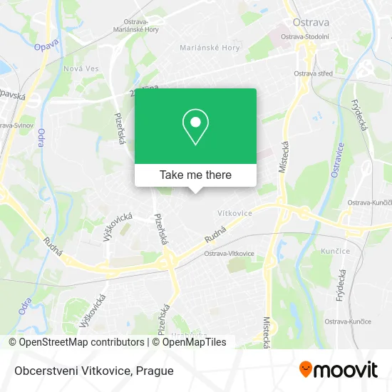 Карта Obcerstveni Vitkovice