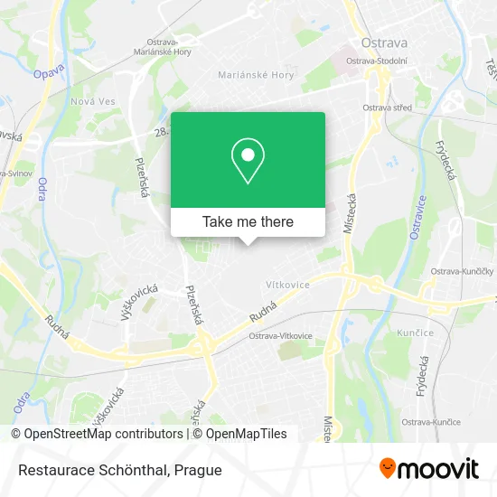 Карта Restaurace Schönthal
