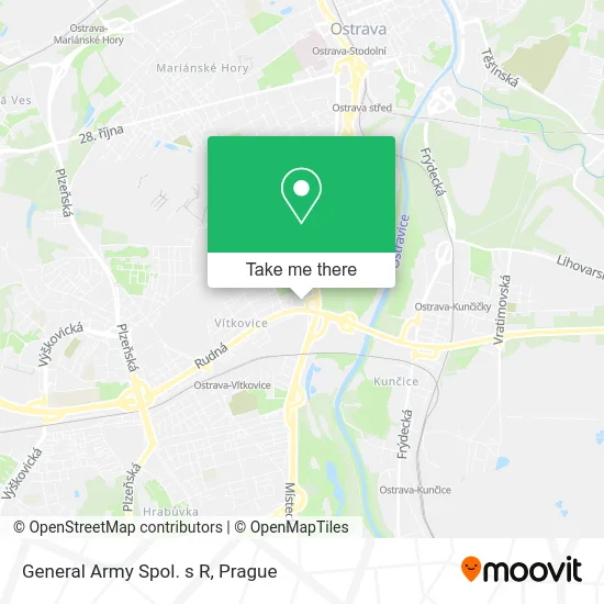 Карта General Army Spol. s R