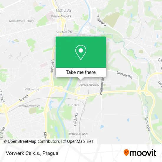 Карта Vorwerk Cs k.s.