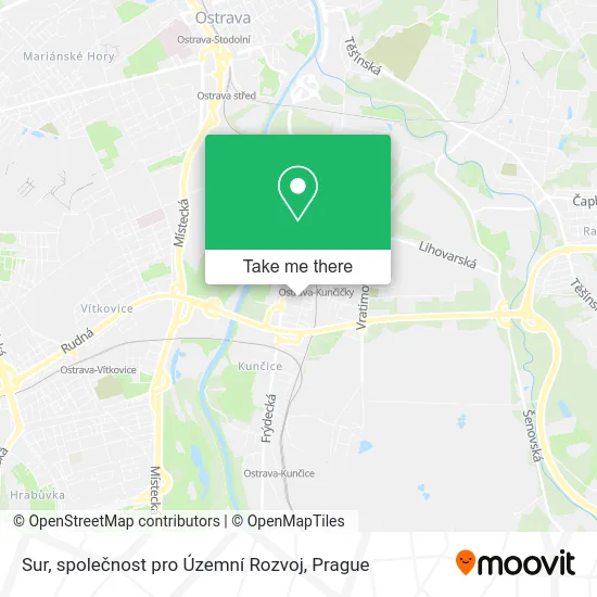 Карта Sur, společnost pro Územní Rozvoj