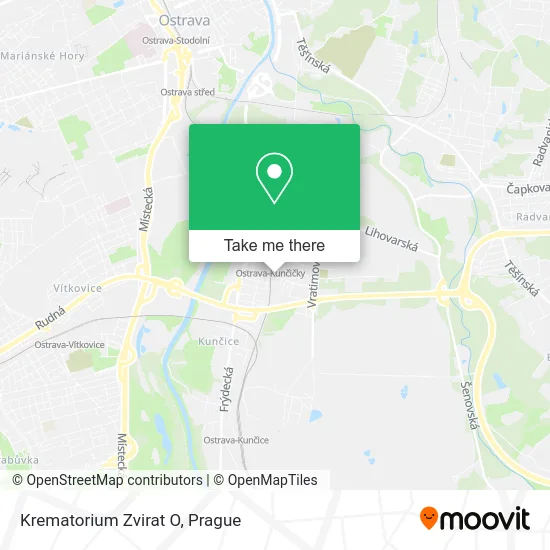 Карта Krematorium Zvirat O