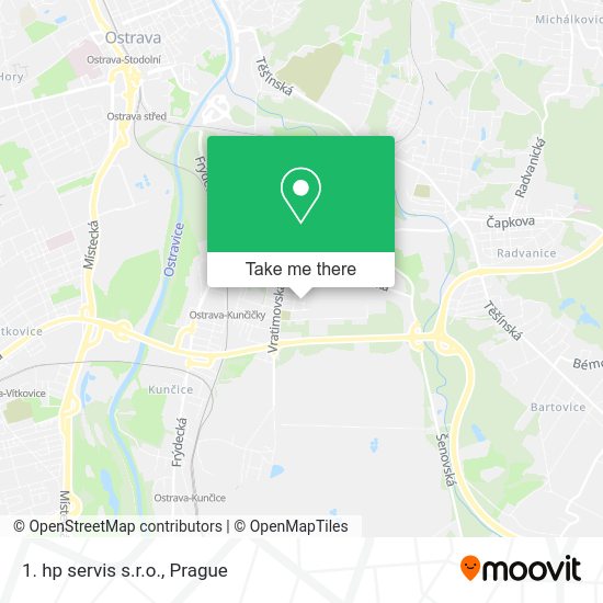 Карта 1. hp servis s.r.o.