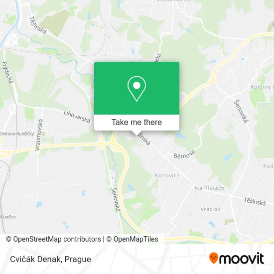 Карта Cvičák Denak