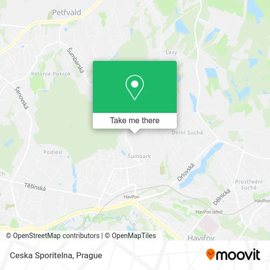 Ceska Sporitelna map