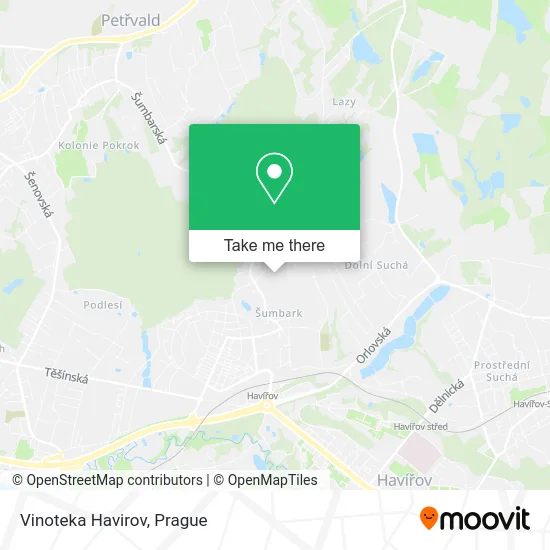 Карта Vinoteka Havirov