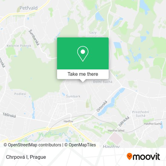 Карта Chrpová I