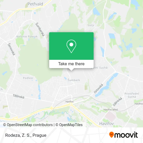 Карта Rodeza, Z. S.