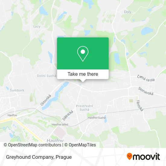 Карта Greyhound Company