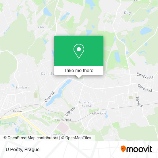 Карта U Pošty