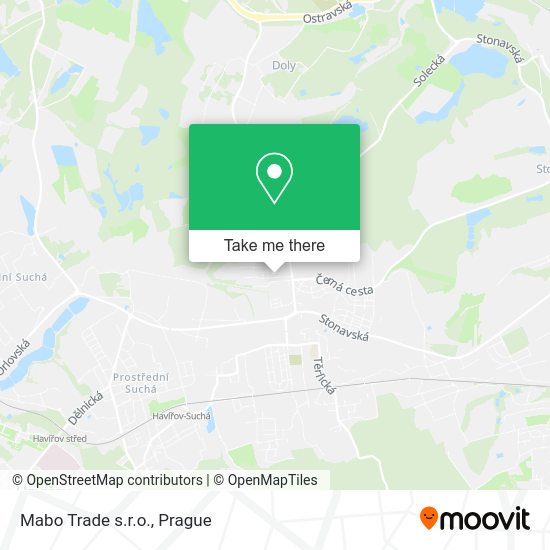 Карта Mabo Trade s.r.o.