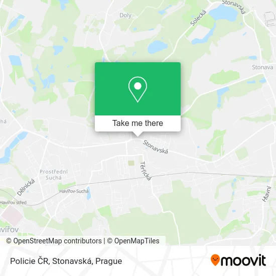 Policie ČR, Stonavská map