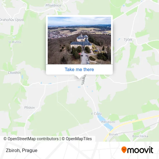 Карта Zbiroh