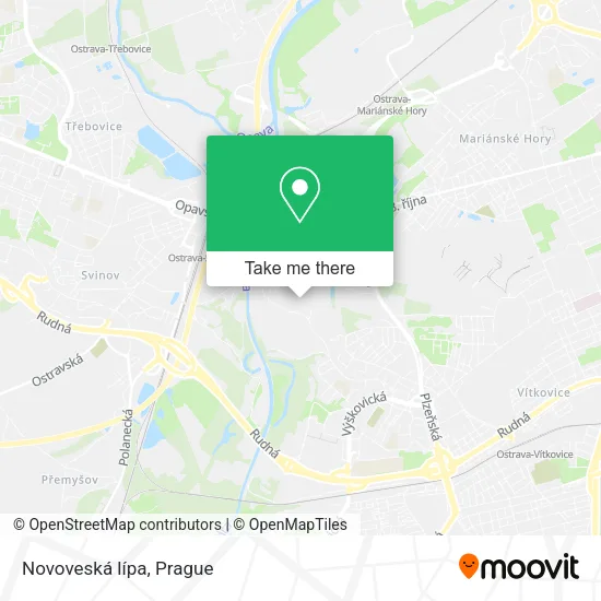 Карта Novoveská lípa