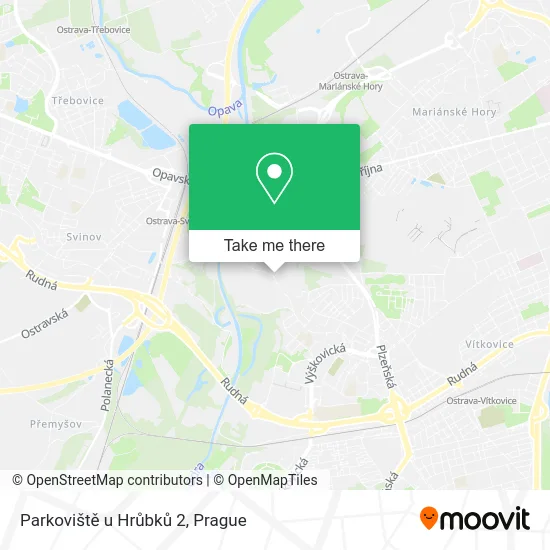 Карта Parkoviště u Hrůbků 2
