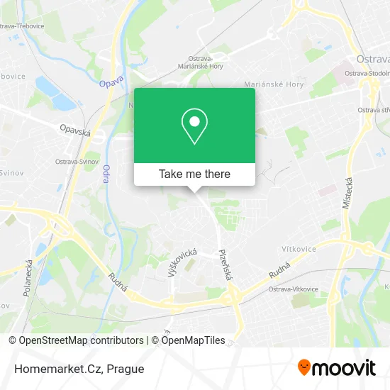 Карта Homemarket.Cz