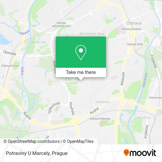 Карта Potraviny U Marcely