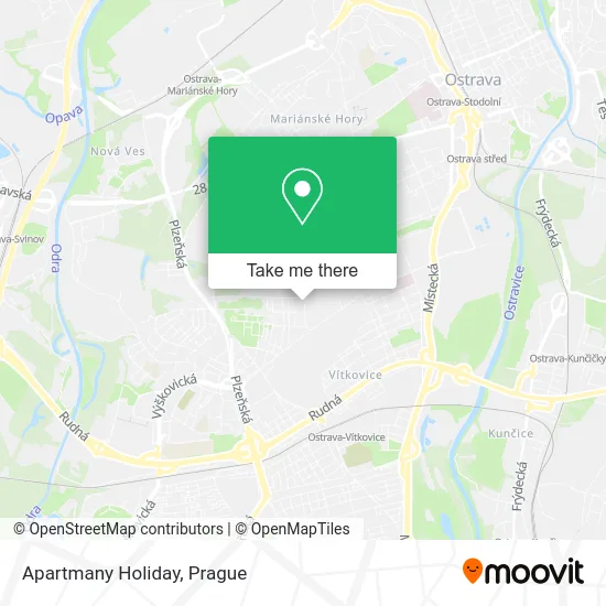 Карта Apartmany Holiday