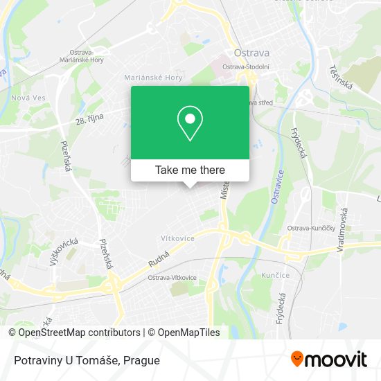 Карта Potraviny U Tomáše