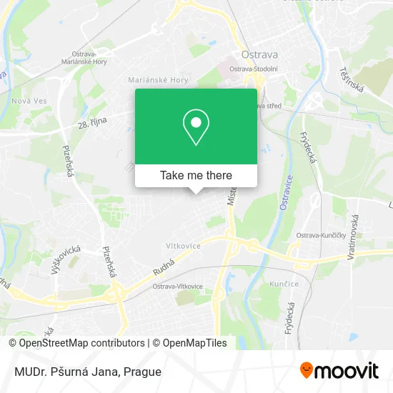 Карта MUDr. Pšurná Jana