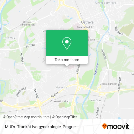 Карта MUDr. Trunkát Ivo-gynekologie