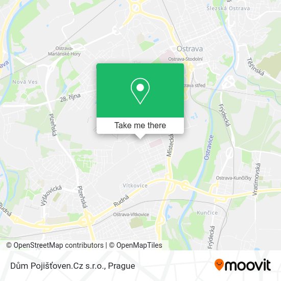 Карта Dům Pojišťoven.Cz s.r.o.