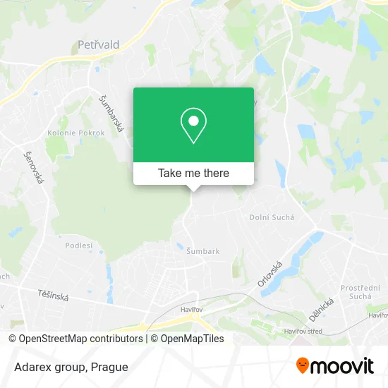 Карта Adarex group